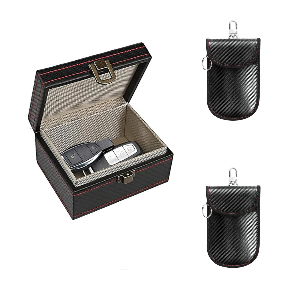 Anti-Theft Faraday Box & Bag for Car Key Fobs