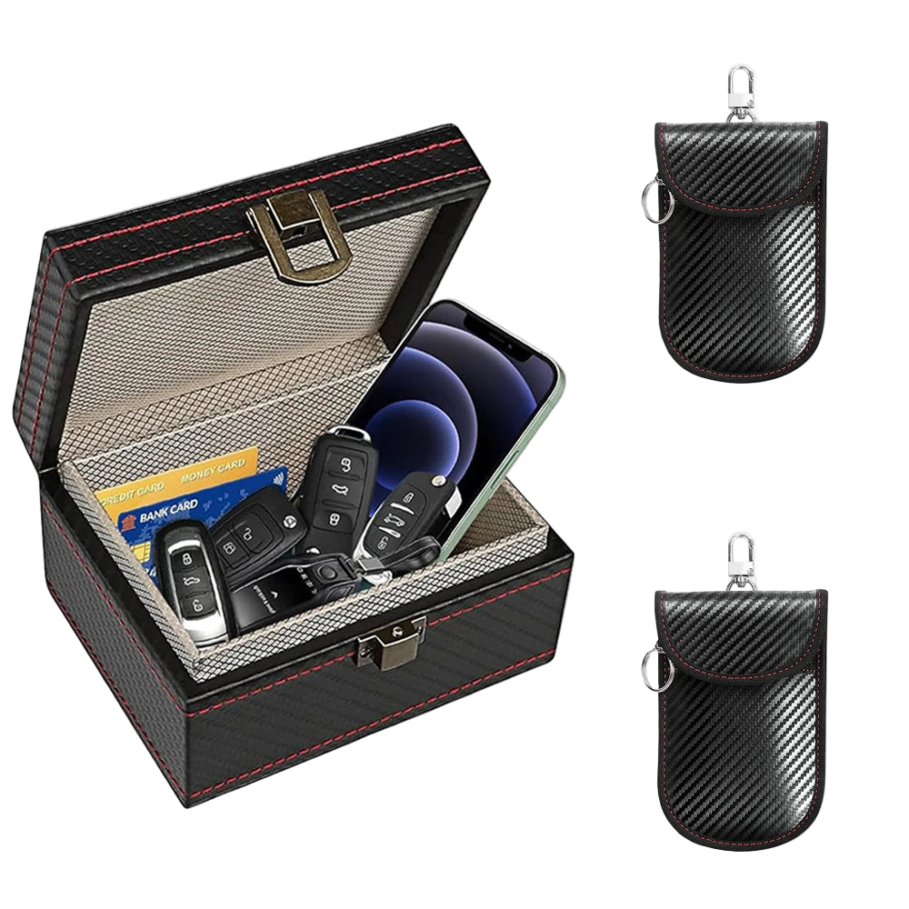 Anti-Theft Faraday Box & Bag for Car Key Fobs